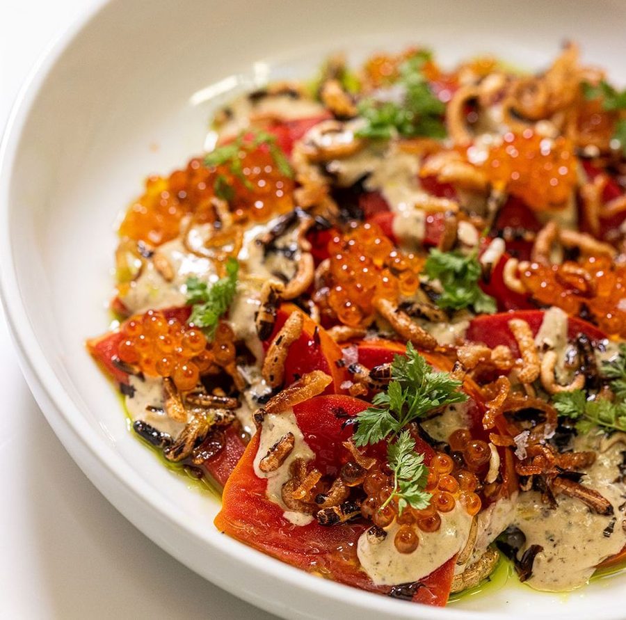Tomato dish at Darkroom